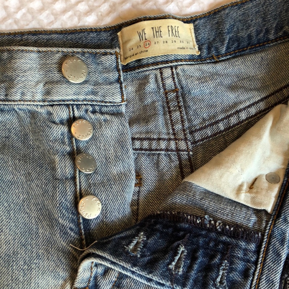 FREE PEOPLE jena shorts size 26 - Picture 3 of 3